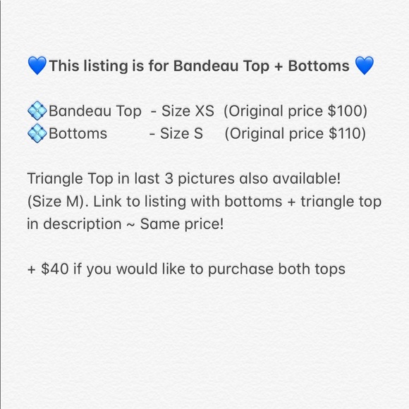 Beach Riot Pearl Bikini💠Kelsey Top+Whitney Bottom - Picture 6 of 9